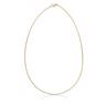 MUAU Schmuck  Collier Omega Glied Gelbgold 750, 1.4mm, 45cm 