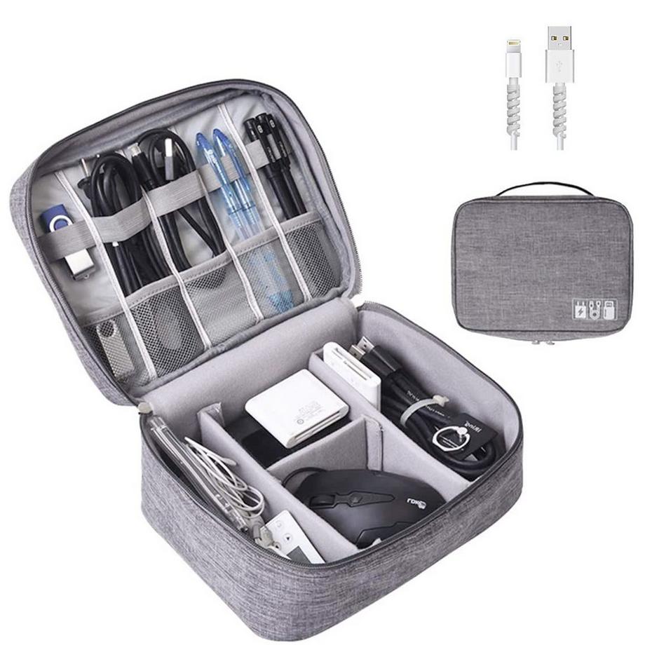 Only-bags.store  Sac pour câbles Organisateur de câbles Étui pour câbles Accessoires électroniques Sac d'organisation Sac universel pour accessoires de sacs 