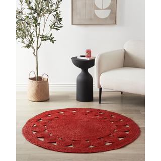 Beliani Tapis en Jute Boho KOYUNLU  