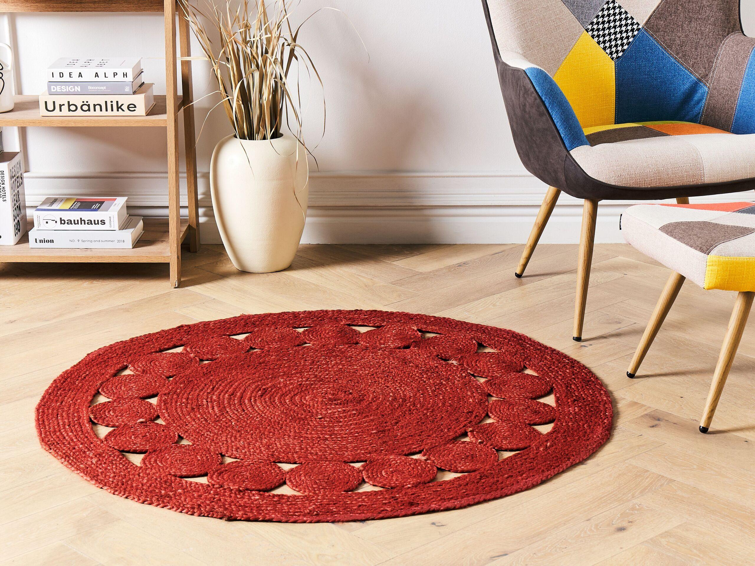 Beliani Tapis en Jute Boho KOYUNLU  