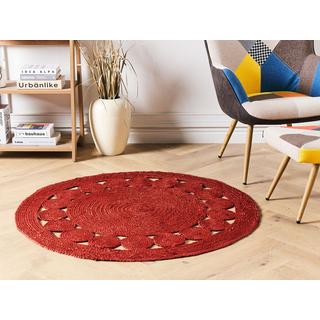 Beliani Tapis en Jute Boho KOYUNLU  