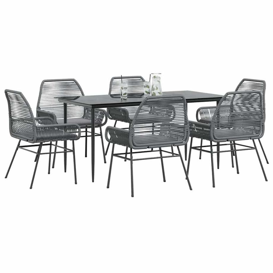 VidaXL Garten essgruppe poly-rattan  