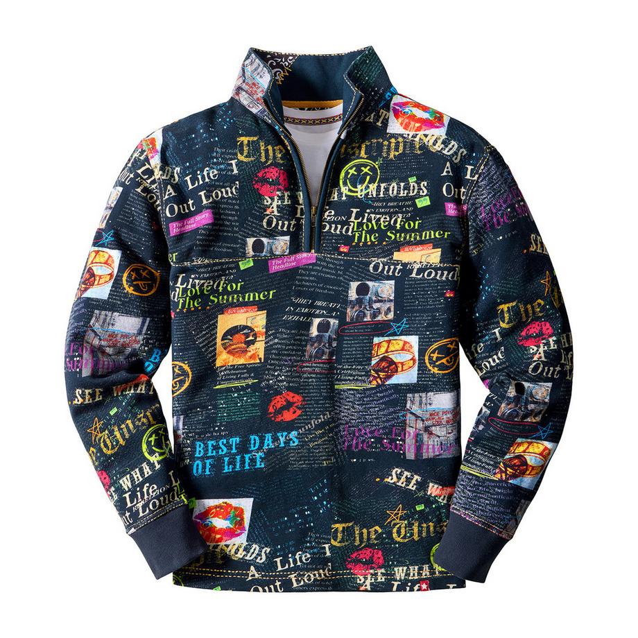 Joe Browns Bedrucktes Stehkragen-Sweatshirt Best Days  