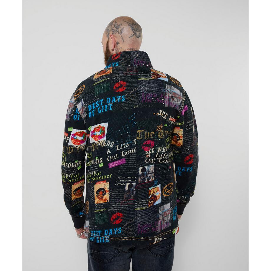 Joe Browns Bedrucktes Stehkragen-Sweatshirt Best Days  