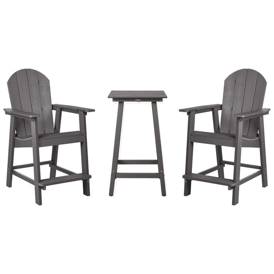 Set bistrot en Materiale sintetico  ADIRONDACK