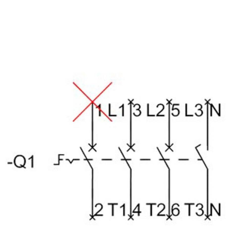 Siemens  SENTRON, Lasttrennschalter 3LD, Hauptschalter, 4-polig, Iu: 16 A 
