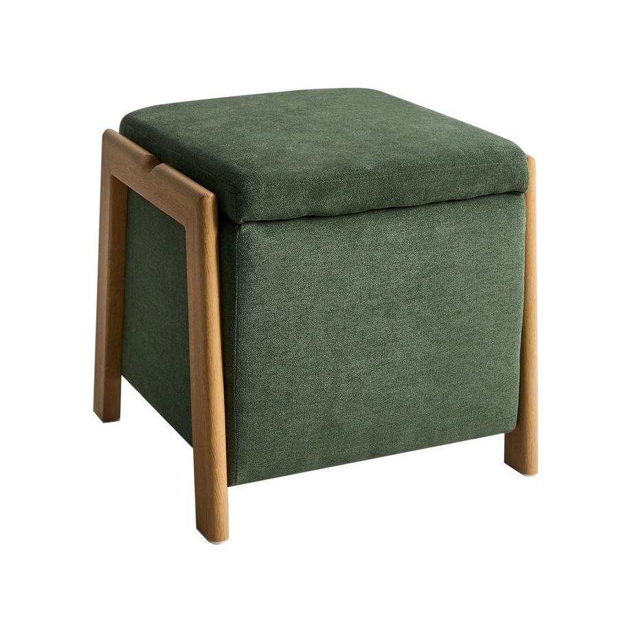 Pouf de rangement en Tissu Rétro EDLAND