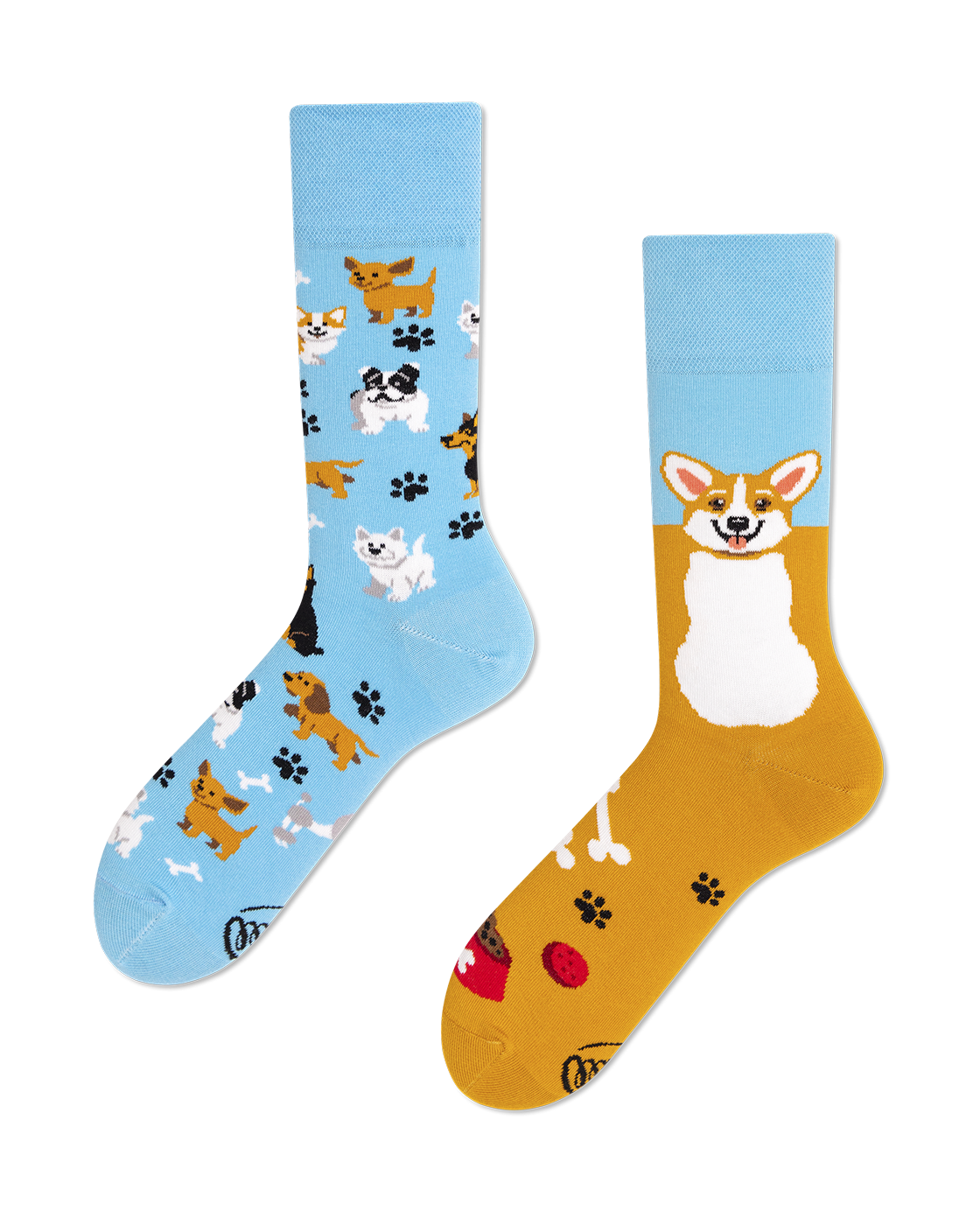 Many Mornings  Playful Dog Socks - Many Mornings 