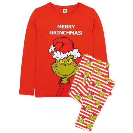 The Grinch  Schlafanzug  weihnachtliches Design 