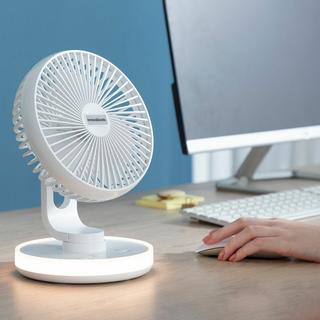 InnovaGoods Ventilateur de bureau rechargeable - Portable et silencieux  