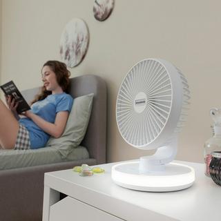 InnovaGoods Ventilatore da tavolo ricaricabile - Portatile e silenzioso  