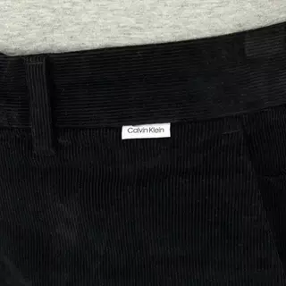 Calvin Klein Pantalons Slim Fit Longueur de la cheville  Noir
