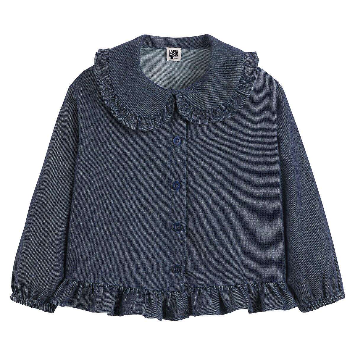 La Redoute Collections  Blouse col claudine en jean léger 