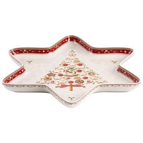 Villeroy&Boch VILLEROY &amp; BOCH Winter Bakery Delight Großes Stern-Tablett  