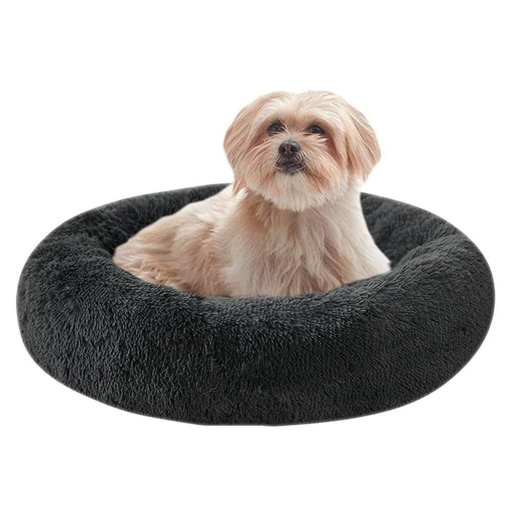 B2X  Cuscino in peluche per lettino per cani 100 cm grigio cie 