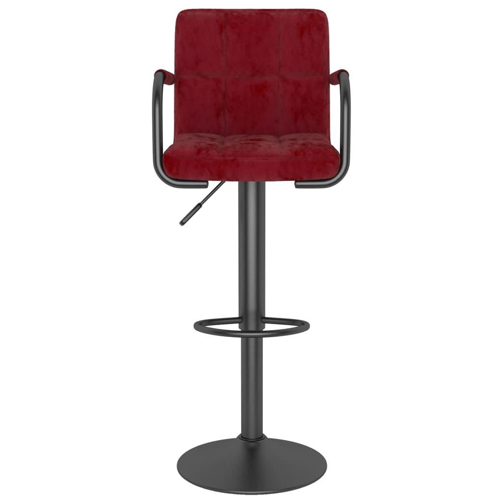 VidaXL Tabouret de bar velours  