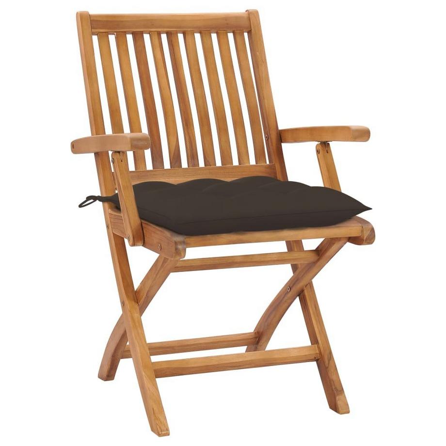 VidaXL Chaise de jardin teck  