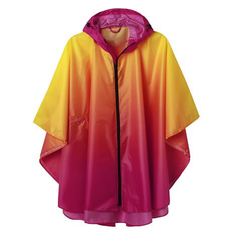 Alopini Mantella Antipioggia con Cappuccio e Cerniera Riutilizzabile  