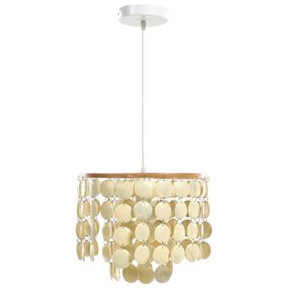 Beliani Lustre en Coquille de noix de coco Boho PARANGI  