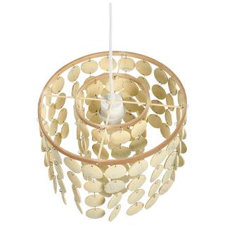 Beliani Lustre en Coquille de noix de coco Boho PARANGI  