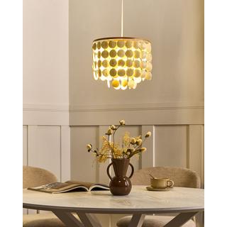 Beliani Lustre en Coquille de noix de coco Boho PARANGI  