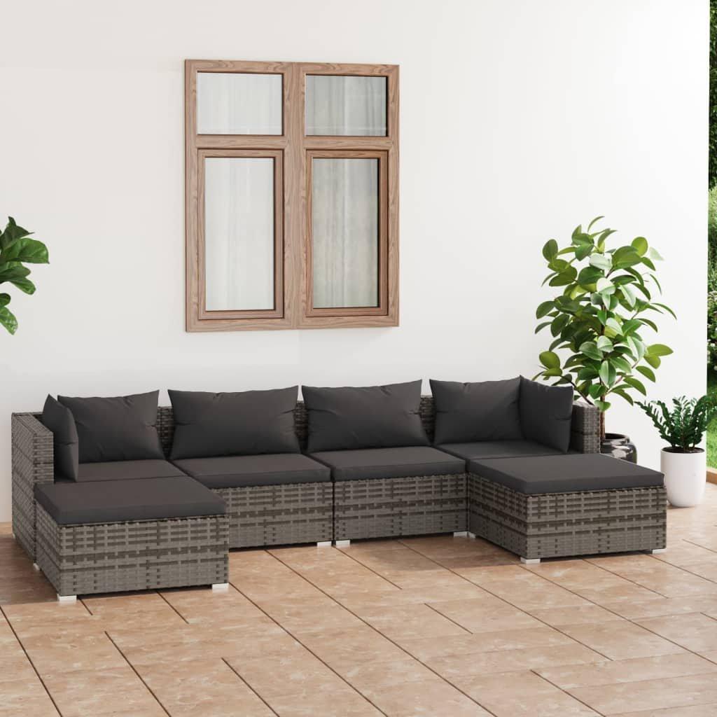 VidaXL Garten-lounge-set poly-rattan  