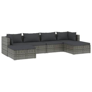 Garten-lounge-set poly-rattan