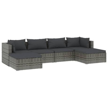 VidaXL Garten-lounge-set poly-rattan  