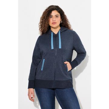 Sweat-shirt à capuche, tissu nid d'abeille, manches longues