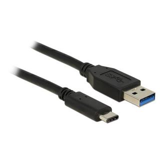 DeLock  1m USB3.1-C/USB3.1-A USB Kabel USB 3.2 Gen 2 (3.1 Gen 2) USB A USB C Schwarz 