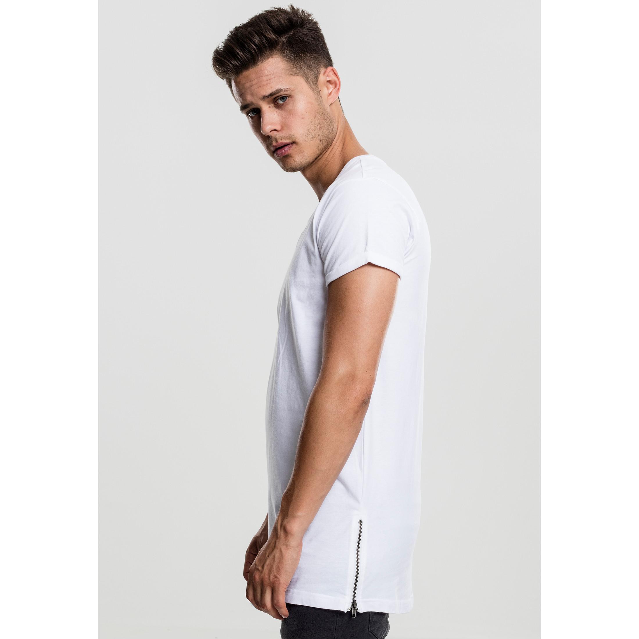 URBAN CLASSICS Long Shaped Side Zip T-Shirt  