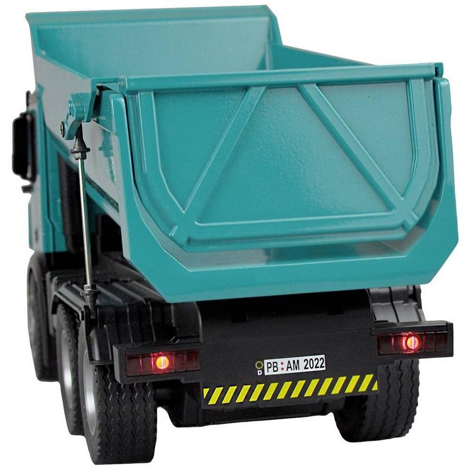 Amewi  Camion Mercedes Kipler PRO métal V2 RTR pétrole 2.4 GHz véhicule de licence + supplémentaire 