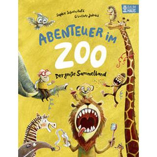 Abenteuer im Zoo - Der große Sammelband Schoenwald, Sophie; Jakobs, Günther (Illustrationen) Couverture rigide 