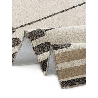 Benuta Tapis tissé à plat Elena Beige/Marron  