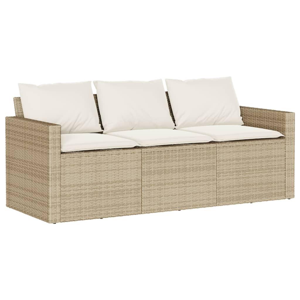 VidaXL set divano da giardino Polirattan  