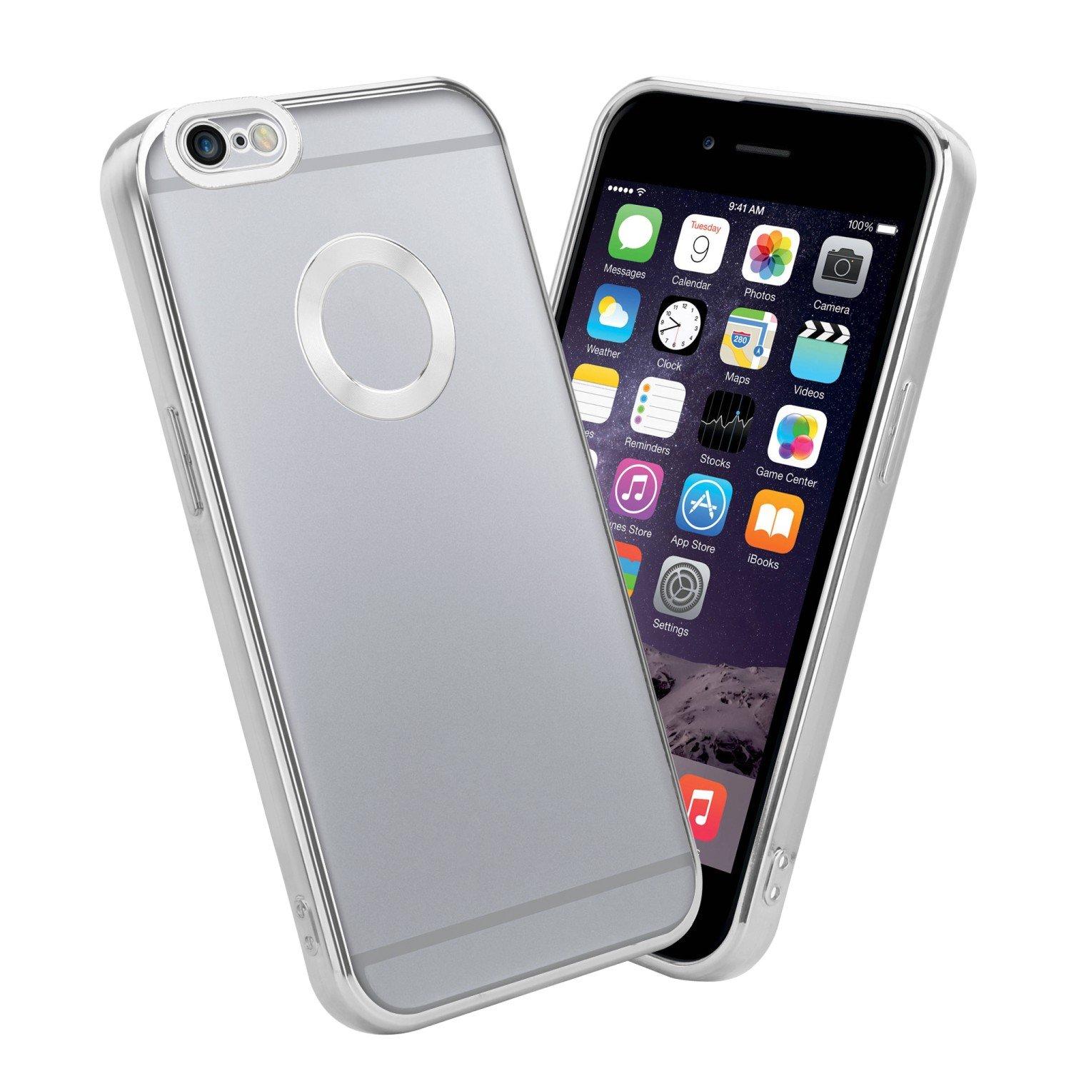 Cadorabo  Housse compatible avec Apple iPhone 6 / 6S - Coque de protection en silicone TPU flexible avec application Chrome 