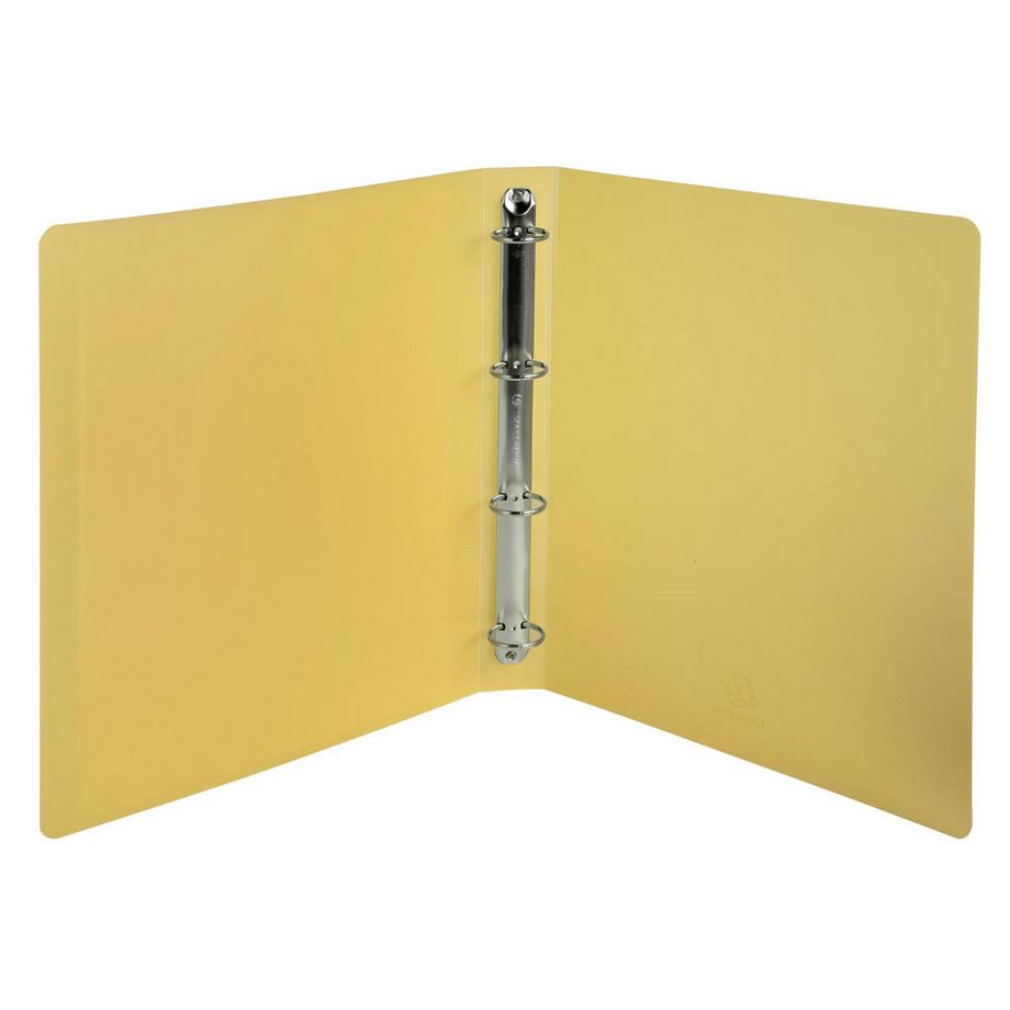 Exacompta Mittelfestes Ringbuch aus PP, 4 Ringe 30mm, Rückenbreite 40mm, für DIN A4 Maxi, Kreacover Pastell - x 15  