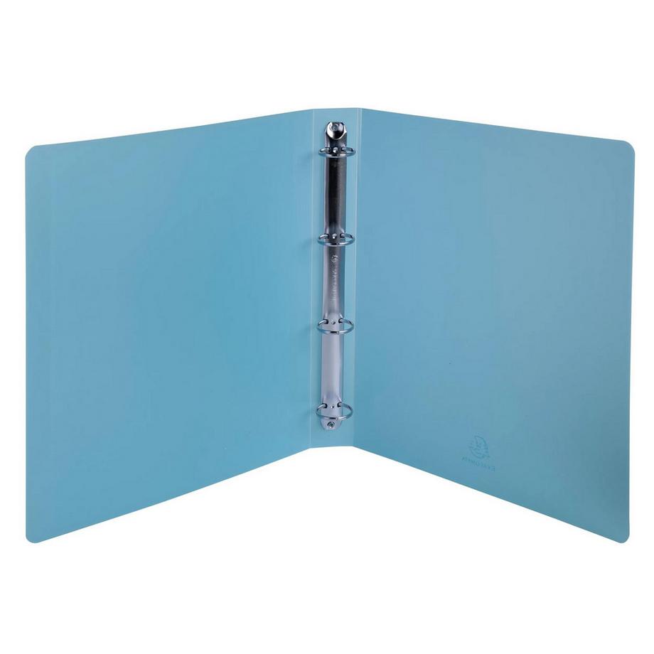 Exacompta Mittelfestes Ringbuch aus PP, 4 Ringe 30mm, Rückenbreite 40mm, für DIN A4 Maxi, Kreacover Pastell - x 15  