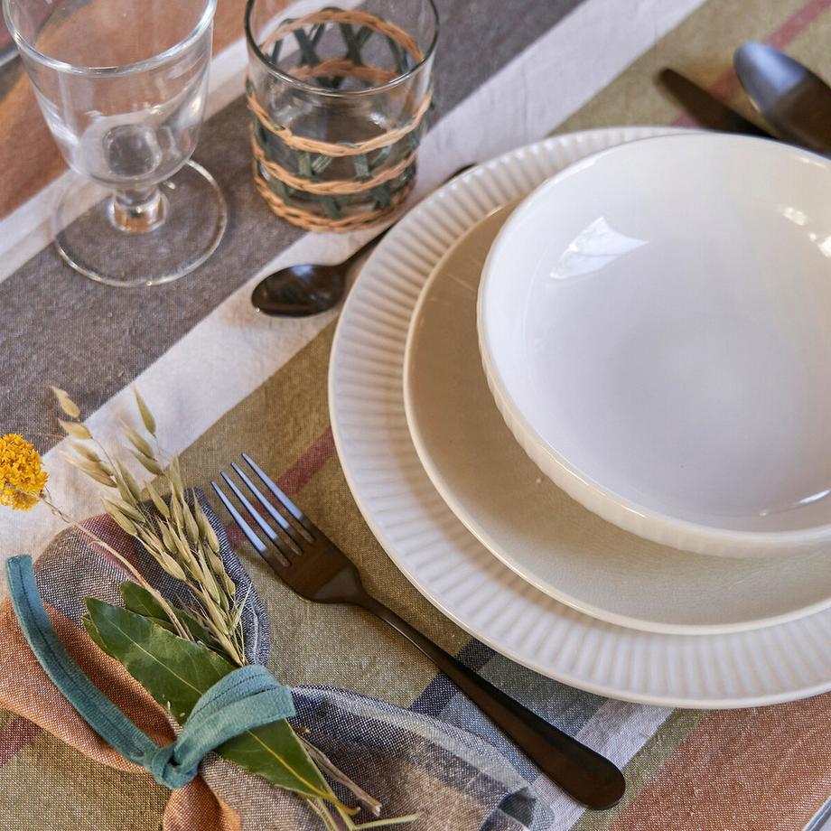 La Redoute Intérieurs 4er-Set Dessertteller Gogain mit Craquelé-Glasur  