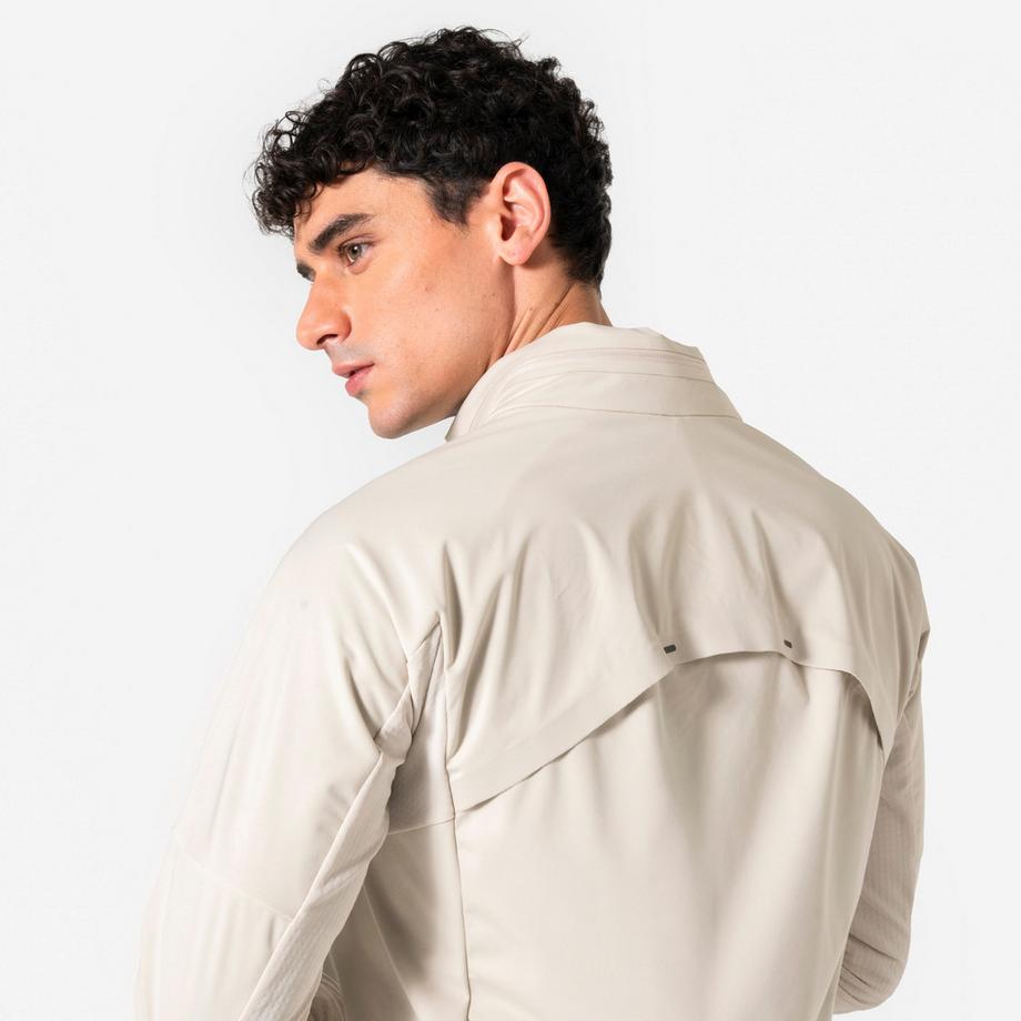 KIPRUN  Warme Laufjacke Langarm  Kiprun Run 900 Warm Regul, Beige 
