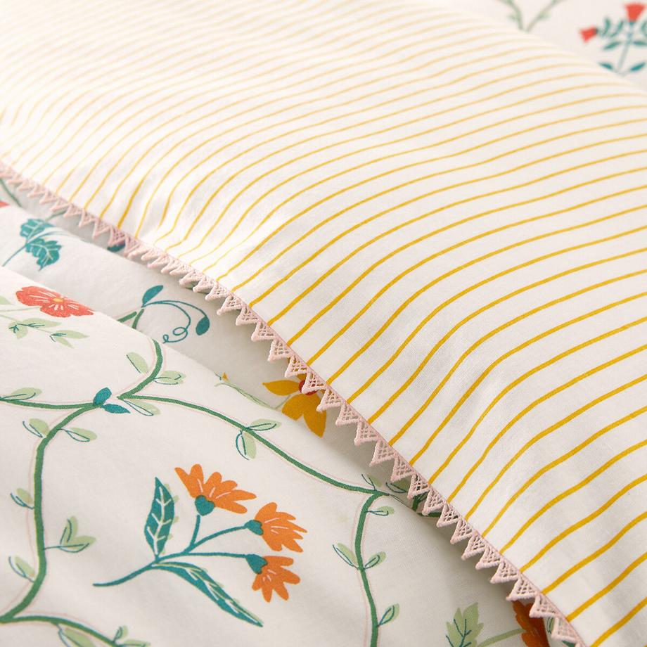 La Redoute Intérieurs Housse de couette enfant Emily 50% coton recyclé  