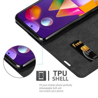 Cadorabo  Housse compatible avec Samsung Galaxy M31s - Coque de protection avec fermeture magnétique, fonction de support et compartiment pour carte 