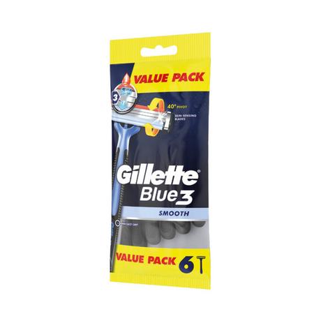 Gillette Einwegrasierer Blue3 Smooth 6 Stk  