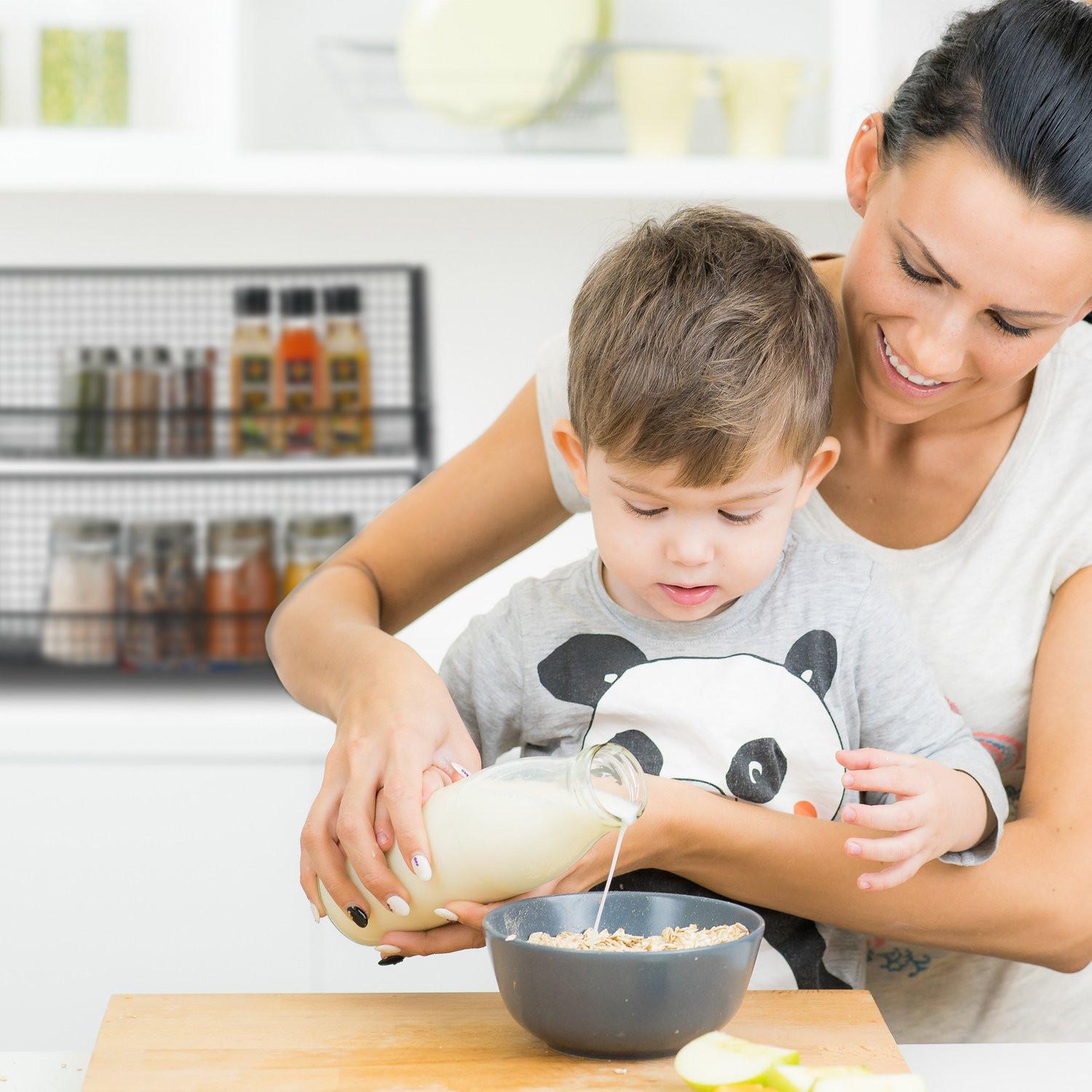 Northix Porta spezie in metallo nero  