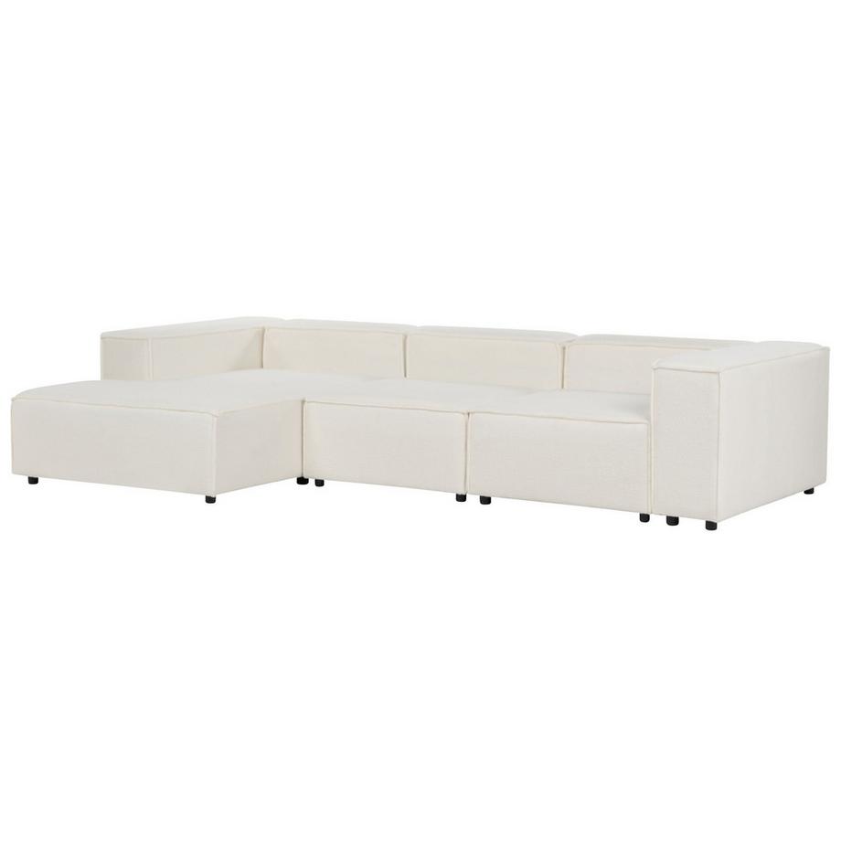 Beliani Ecksofa aus Bouclé Modern APRICA  