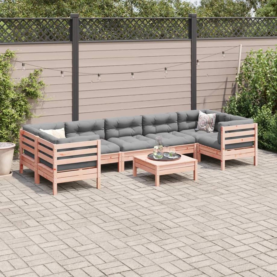 VidaXL Salon de jardin douglas wood  