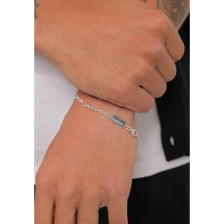 Kuzzoi  Armband Figarokette Massiv Basic Must-Have Cool 925 Silber 