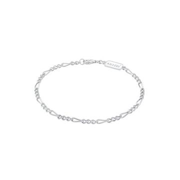 Armband Männer Figaro Massiv Basic 925Er Silber