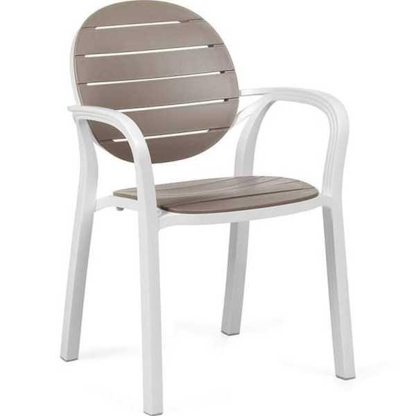 NARDI outdoor Fauteuil de jardin Palma blanc gris  