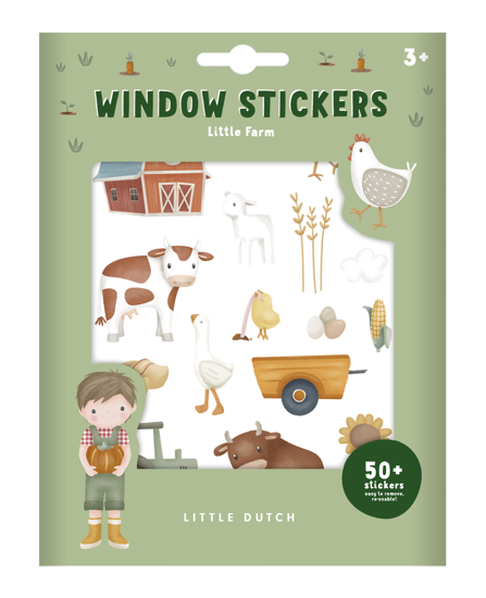 Little Dutch Little Dutch Fenstersticker Little Farm  